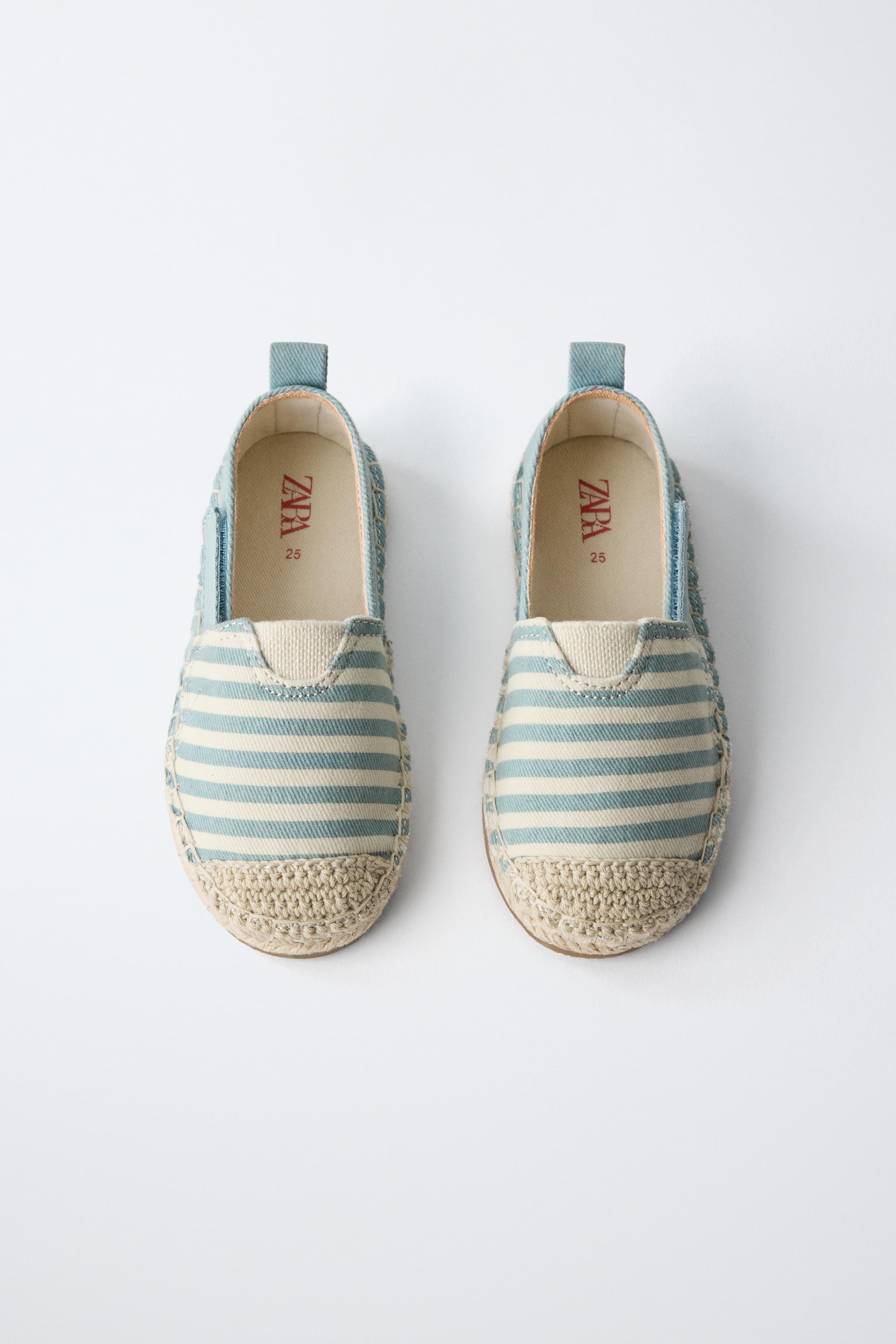 ESPADRILLES EN JUTE À RAYURES